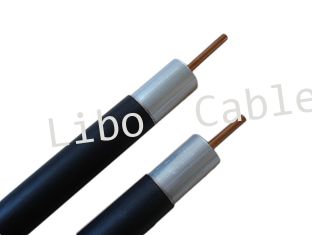 Outdoor Trunk Cable 500  Sealess Aluminum Tube CATV Coaxial Cable PE Jacket