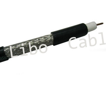 Braiding ชนิด RG216 สายคู่สาย 75 สายเคเบิ้ล Ohm ForCATV CCTV Broadband System