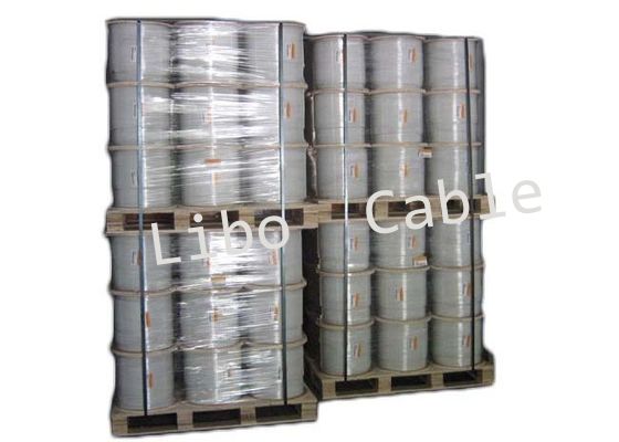 Tri-Shield CATV 75 โอห์มคู่สายทองแดงหุ้มเหล็กสาย RG11 RG สำหรับวงจรปิดโทรทัศน์เคเบิล