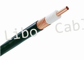 สายเคเบิลโคแอ็กเซียล RF แบบท่อทองแดงเรียบ 1/2 นิ้วสายป้อน RF สำหรับการสื่อสาร